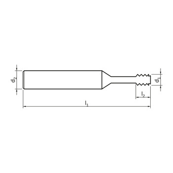 Фреза резьбовая М10 7,8х8х73х4,5 твердосплавная 4-зубая MTM3 SP Guhring