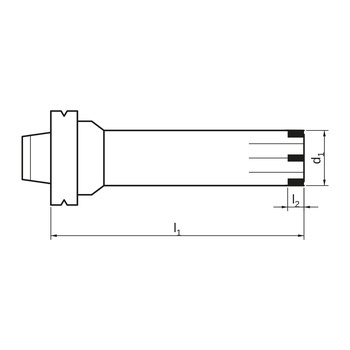 Фреза торцевая алмазная PCD по композитам 32х132 HSK-A63 8-зубая PF 1000 G Guhring